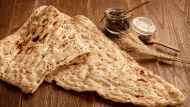 نان گندم - آرد كامل - نان سبوس دار