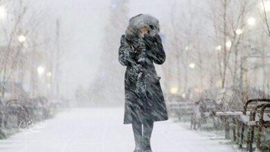 بارش برف - کولاک برف - یخبندان