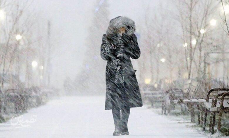 بارش برف - کولاک برف - یخبندان