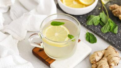 دمنوش لیمو زنجبیل