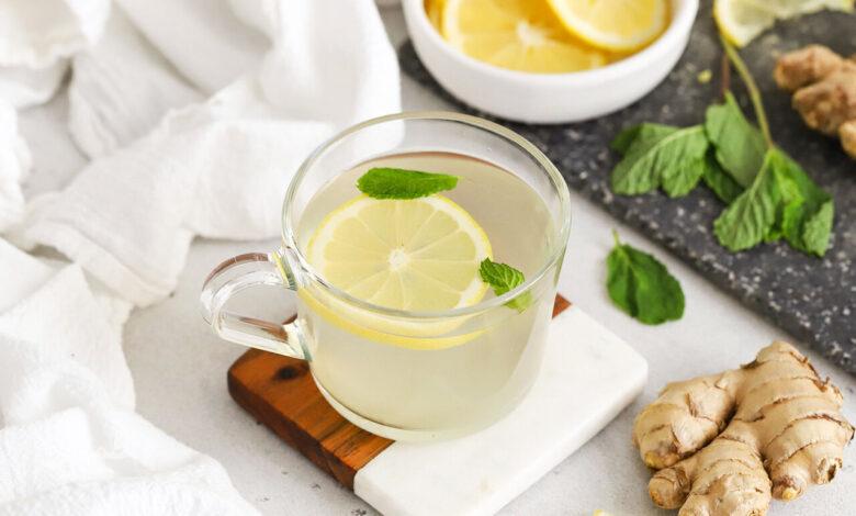 دمنوش لیمو زنجبیل