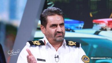 حضور رئیس پلیس راهور تهران بزرگ در موسسه همشهری