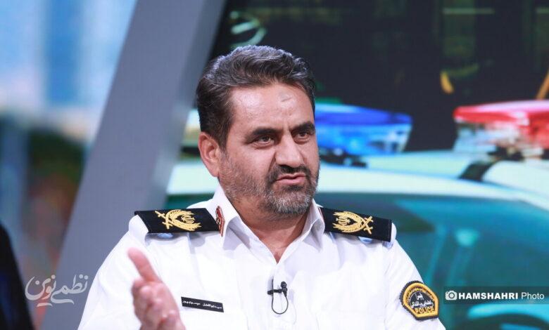 حضور رئیس پلیس راهور تهران بزرگ در موسسه همشهری