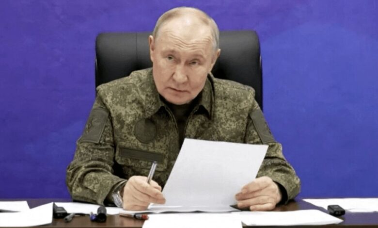 پوتین در خط مقدم