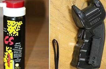 شوکر و گاز اشک آور