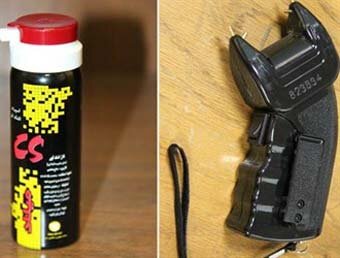 شوکر و گاز اشک آور