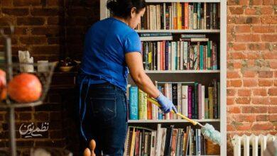 تمیز کردن کتاب