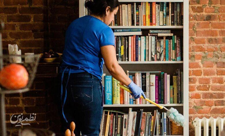 تمیز کردن کتاب