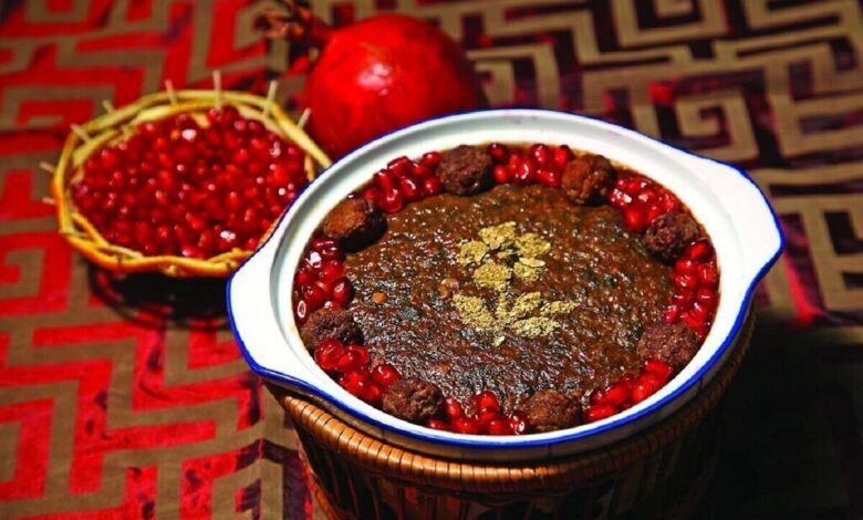 طرز تهیه آش انار ساده
