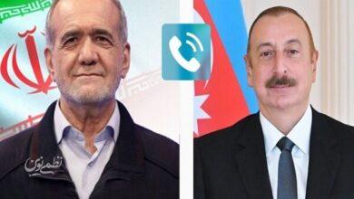 مسعود پزشکیان و الهام علیاف