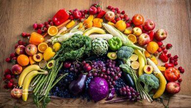 غذای رنگین کمانی