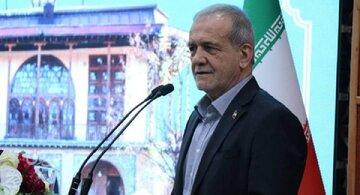 دیدار پزشکیان با خانواده شهید مسیحی + عکس