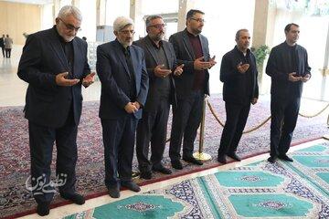 مراسم ختم اشرف بروجردی خواهر علادالدین بروجردی در مجلس دوازدهم + تصویر