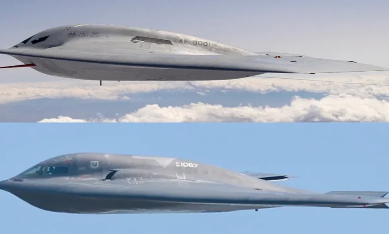 بمبافکن بی-۲۱ ریدر و بی-۲ اسپیریت