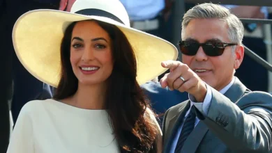 جورج کلونی و امل