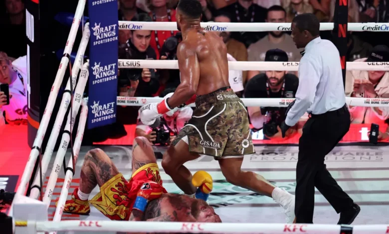 بوکس جیک پال و آنتونی جاشوآ