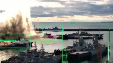 انهدام زیردریایی روسیه توسط پهپاد زیرآبی اوکراینی