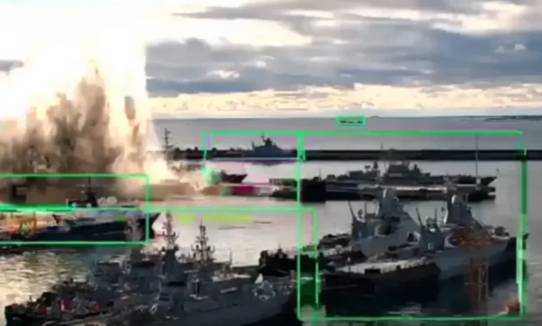 انهدام زیردریایی روسیه توسط پهپاد زیرآبی اوکراینی