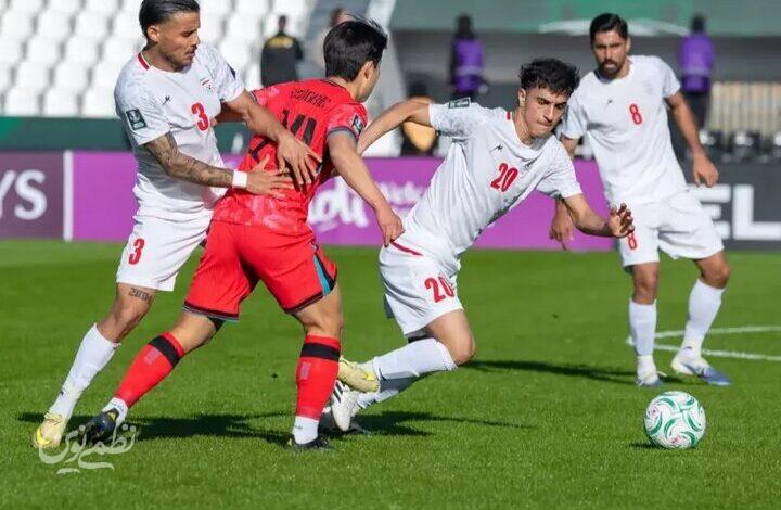 جدول گروه ایران در جام ملتهای زیر ۲۳ سال آسیا هفته اول