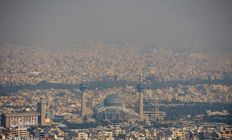 آلودگی هوای اصفهان در حالت هشدار