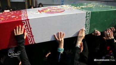 تشییع ۱۰۰ شهید گمنام دفاع مقدس