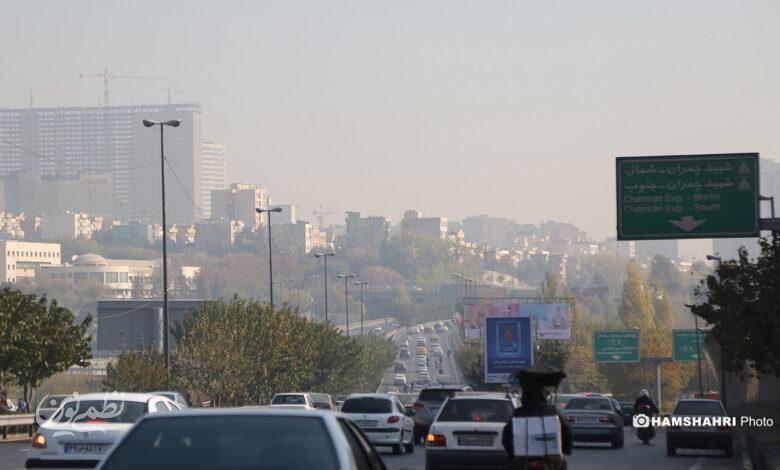 الودگی هوای تهران