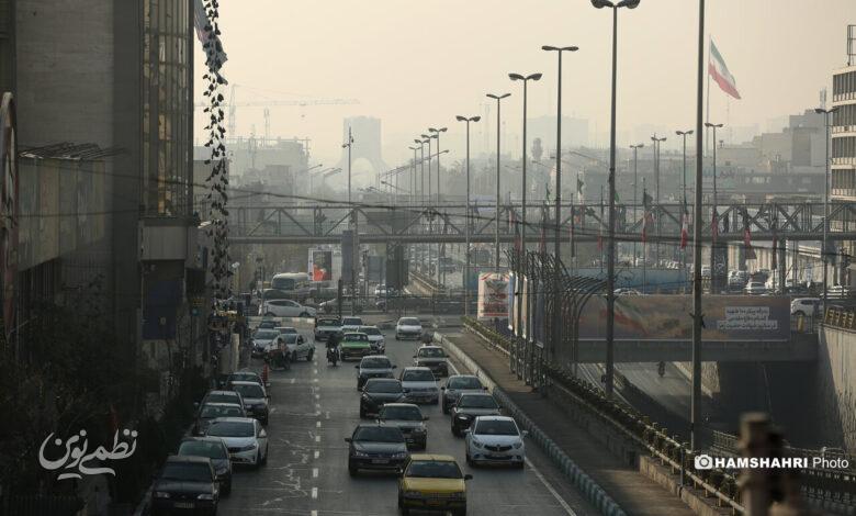 هشدار نارنجی آلودگی هوای تهران