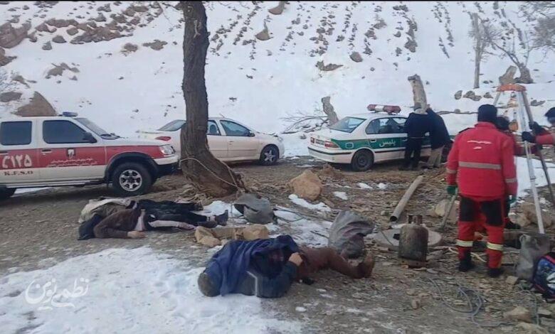 عملیات امداد و نجات گاز گرفتگی، حوادث