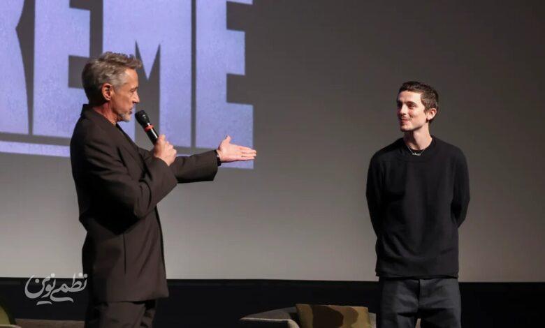 رابرت داوني جونيرو و تيموتي شالامي