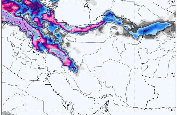 ورود سامانه بارشی جدید به کشور از فردا؛ تشدید آلودگی هوا در ۶ استان