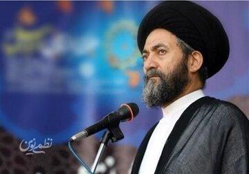 نماینده ولی فقیه در اردبیل: جمهوری اسلامی ایران همچون کربلا در میدان ایستاده است/ ایران مقابل دونالد ترامپ، کشوری سرکش است