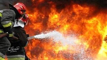 آتشسوزی مهیب و گسترده در مشهد/ جزئیات