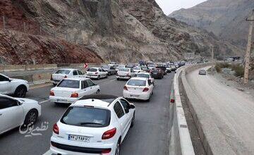 ترافیک جادهها اعلام شد/ ترافیک سنگین در این مسیرها