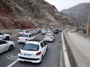 ترافیک جادهها اعلام شد/ ترافیک سنگین در این مسیرها