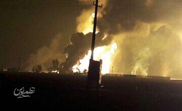 آتشسوزی کاله| تخلیه یککیلومتری و انتقال ۱۱۰ بیمار به مراکز امن