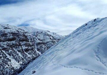 ارتفاع برف در این منطقه به ۶ متر رسید