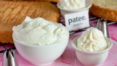 طرز تهیه خامه قنادی با خامه صبحانه