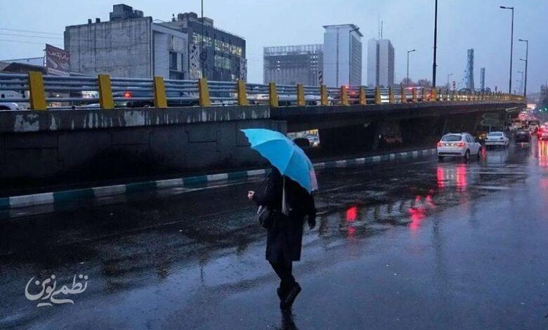 ورود سامانه جدید بارشی به کشور ؛ باران و وزش باد شدید در این استان ها