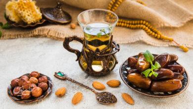 چای - خرما - غذا - سفره - غذاهای ماه رمضان افطاری - افطاری ساده و کم هزینه
