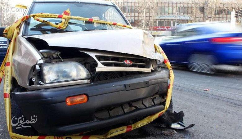 تصادف پراید با لیفان