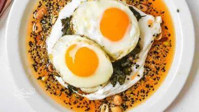 طرز تهیه نیمرو ترکی