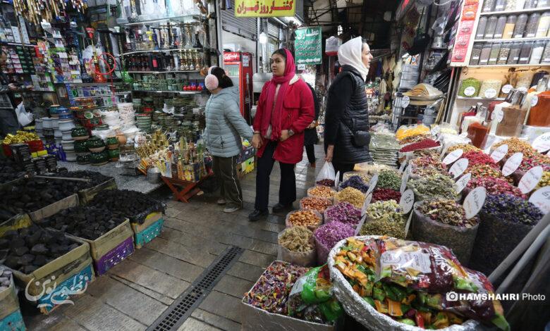 فعالیت بازار تجریش در آرامش
