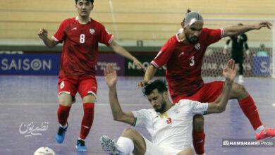 ایران ۵- افغانستان ۲؛ فوتسال جام ملتهای آسیا ۲۰۲۶