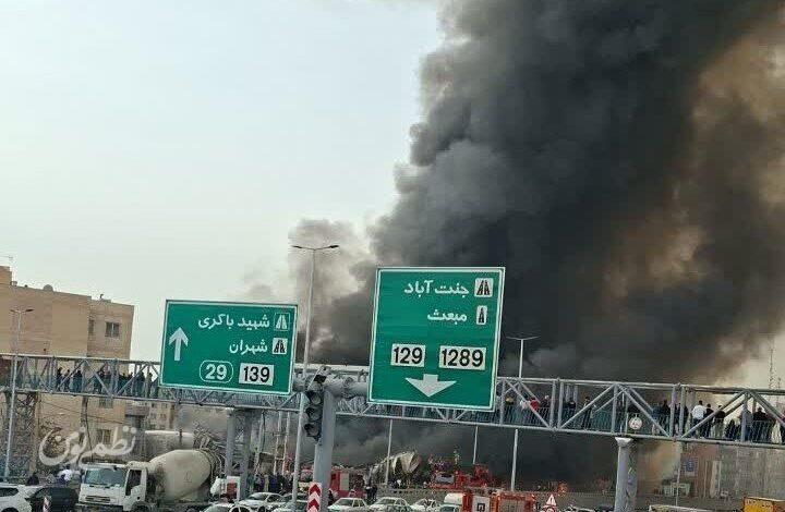 آتش سوزی جنت