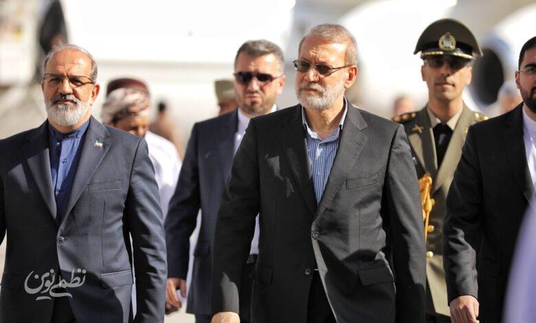 ورود لاریجانی به مسقط
