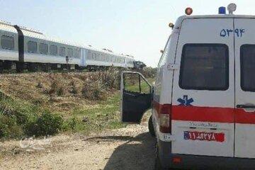 برخورد مرگبار قطار با عابر/ جزئیات