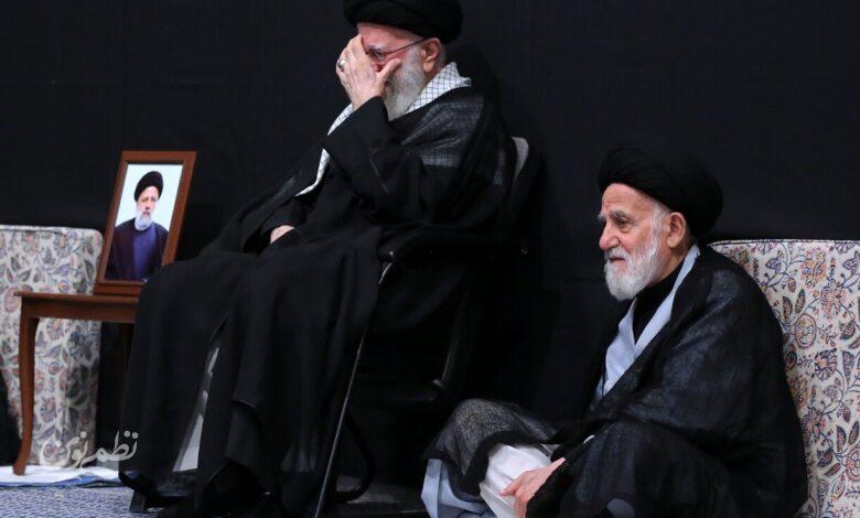سیدجعفر شبیری زنجانی در کنار رهبری