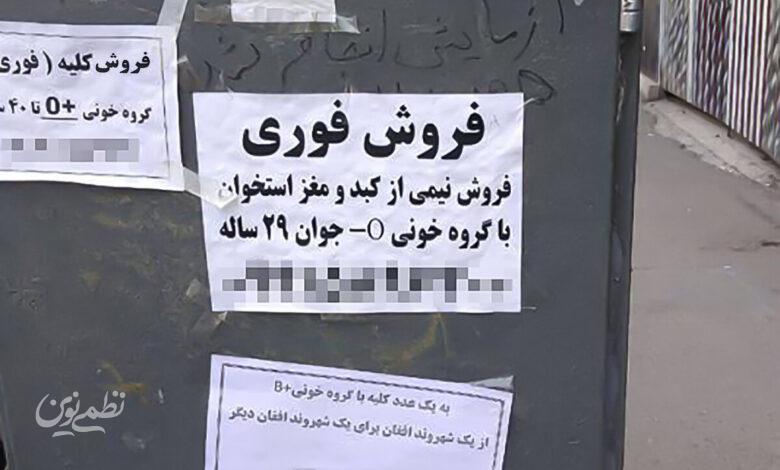 فروش اعضای بدن - دلالی اعضای بدن