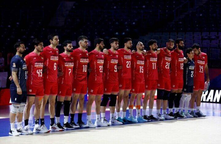 شکست تیم والیبال ایران مقابل برزیل در دیدار دوستانه