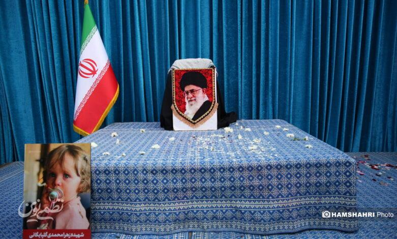 تجمع کارگران روبروی بیت رهبر شهید